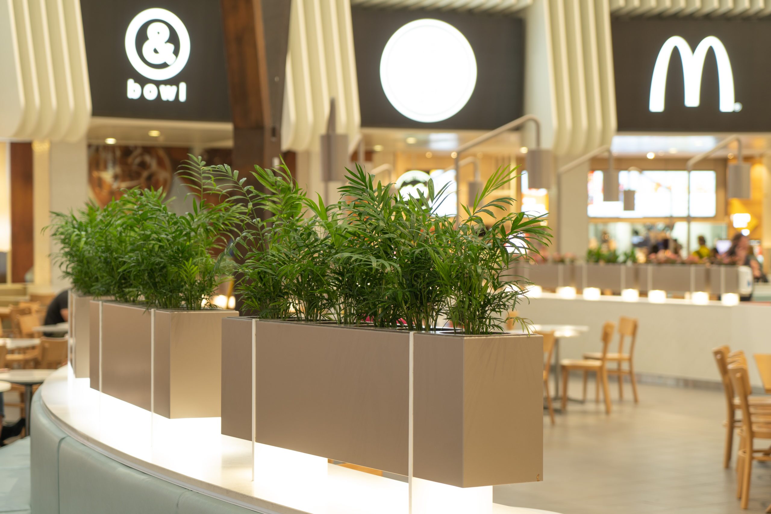 Robina Town Centre, indoor trough