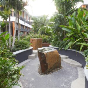 Westfield Chermside outdoor eating area