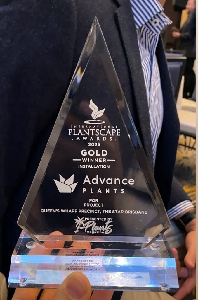 2025 International Plantscape Awards-GOLD AWARD, Advance Plants for Queen's Wharf Precinct, the Star Brisbane