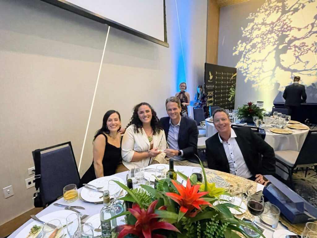 The Advance Plants team at the International Plantscape Awards gala dinner in Florida