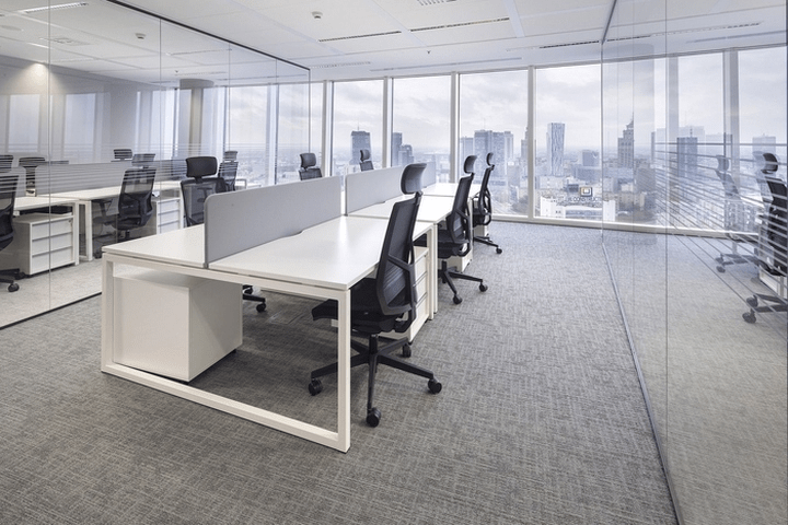 Office without plants