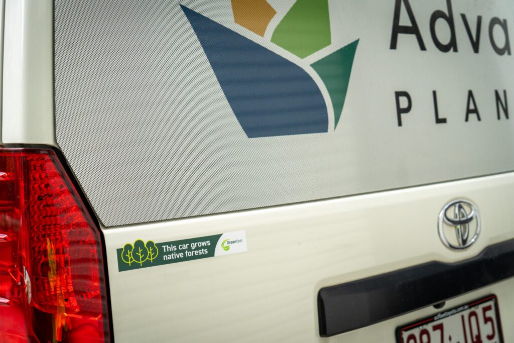 Our indoor fleet's carbon emissions are offset through Green Fleet