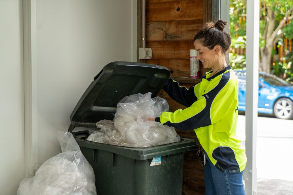 Soft plastics recycling at our Albion head office